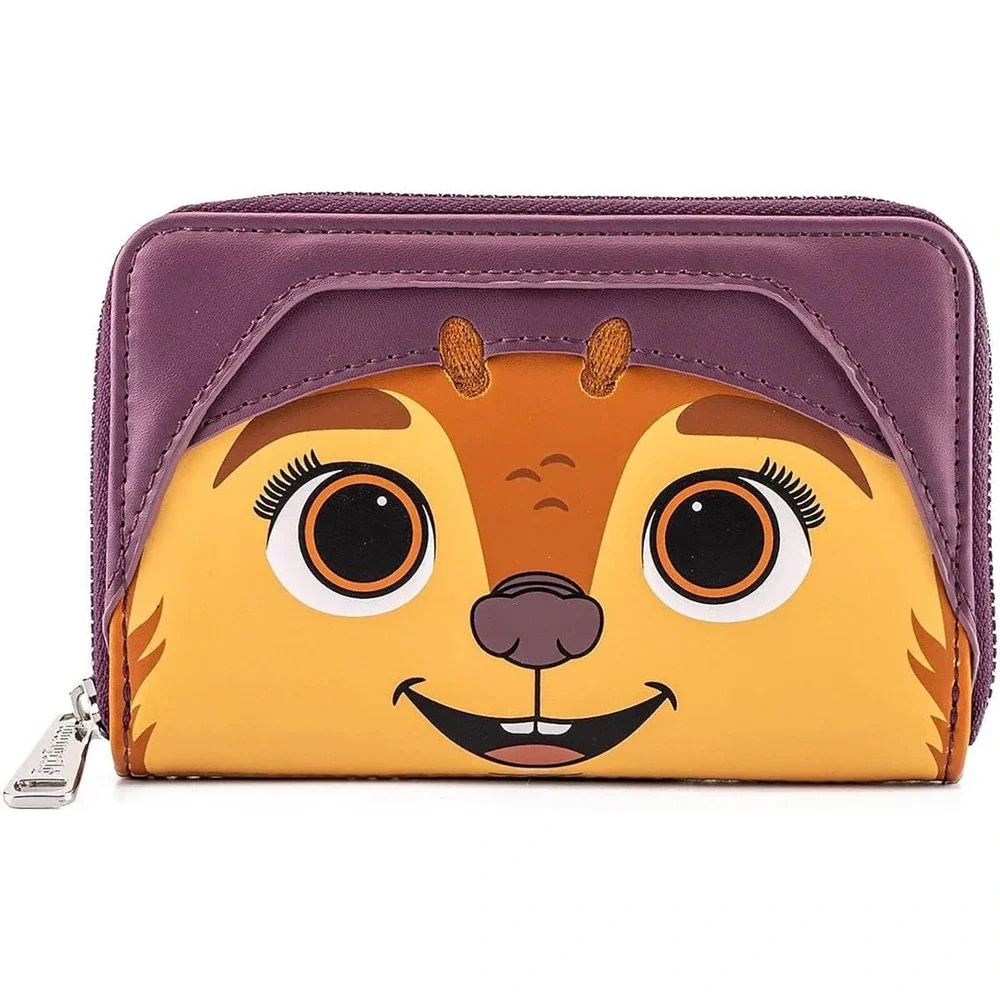 Loungefly Disney Raya and the Last Dragon Ongi Zip Around Wallet Purple‎ New